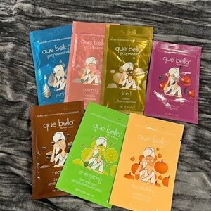 7 piece assorted skincare scrubs & cleansers